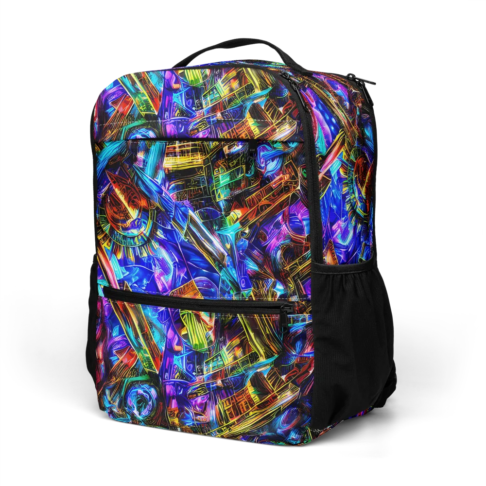 Cyber Flux on Utility Backpack — Left Front