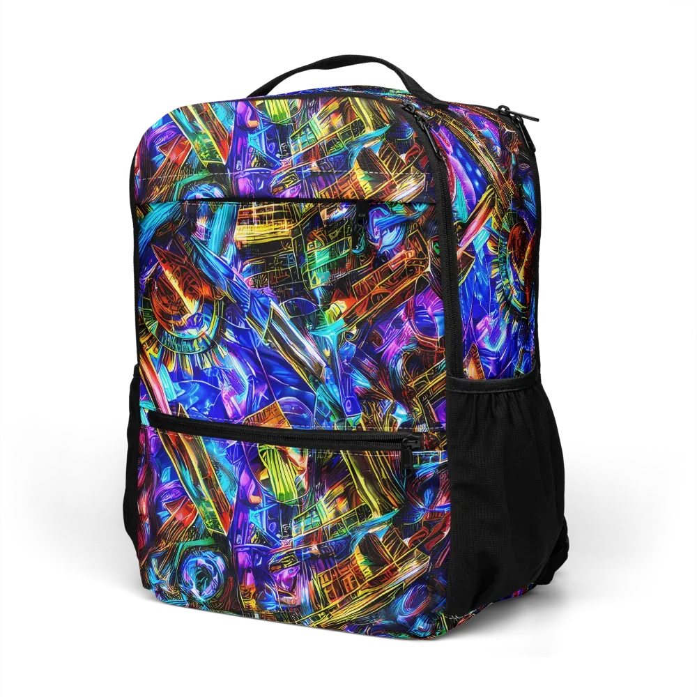 Cyber Flux on Utility Backpack — Left Front