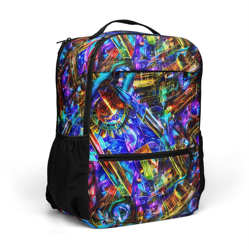 Cyber Flux on Utility Backpack — Right Front