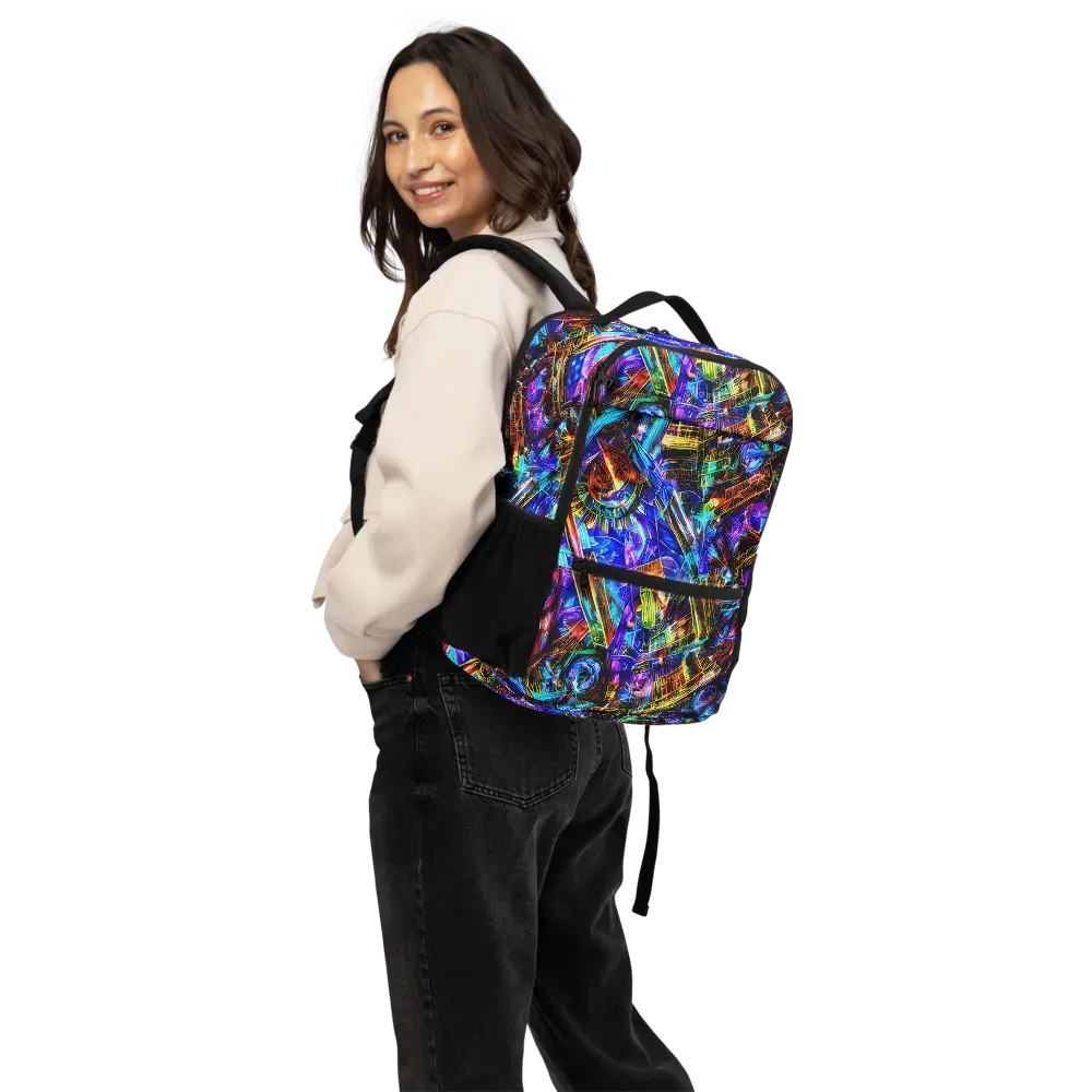 Cyber Flux on Utility Backpack — Back
