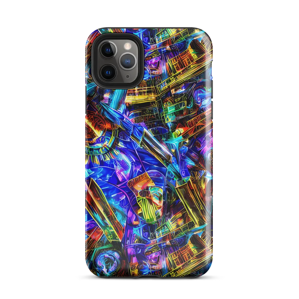 Cyber Flux on Tough Case for iPhone® — Front