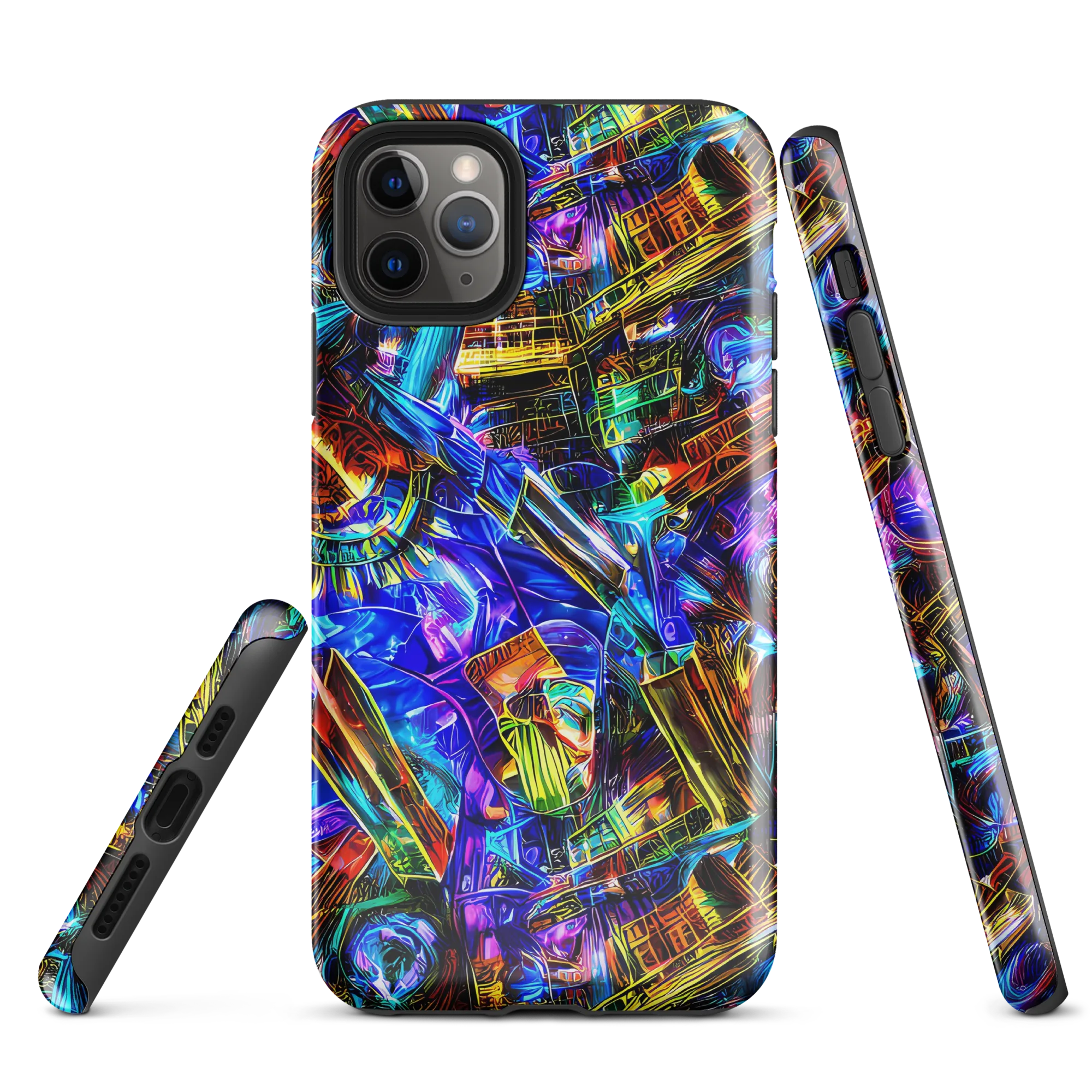 Cyber Flux on Tough Case for iPhone® — Front