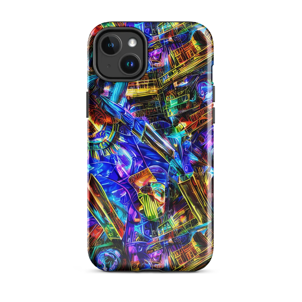 Cyber Flux on MagSafe Tough Case for iPhone® — Front