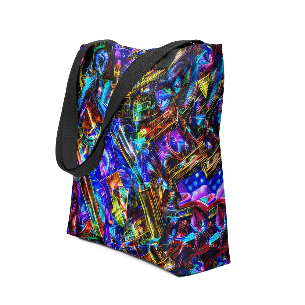 Cyber Flux on Tote Bag — Front