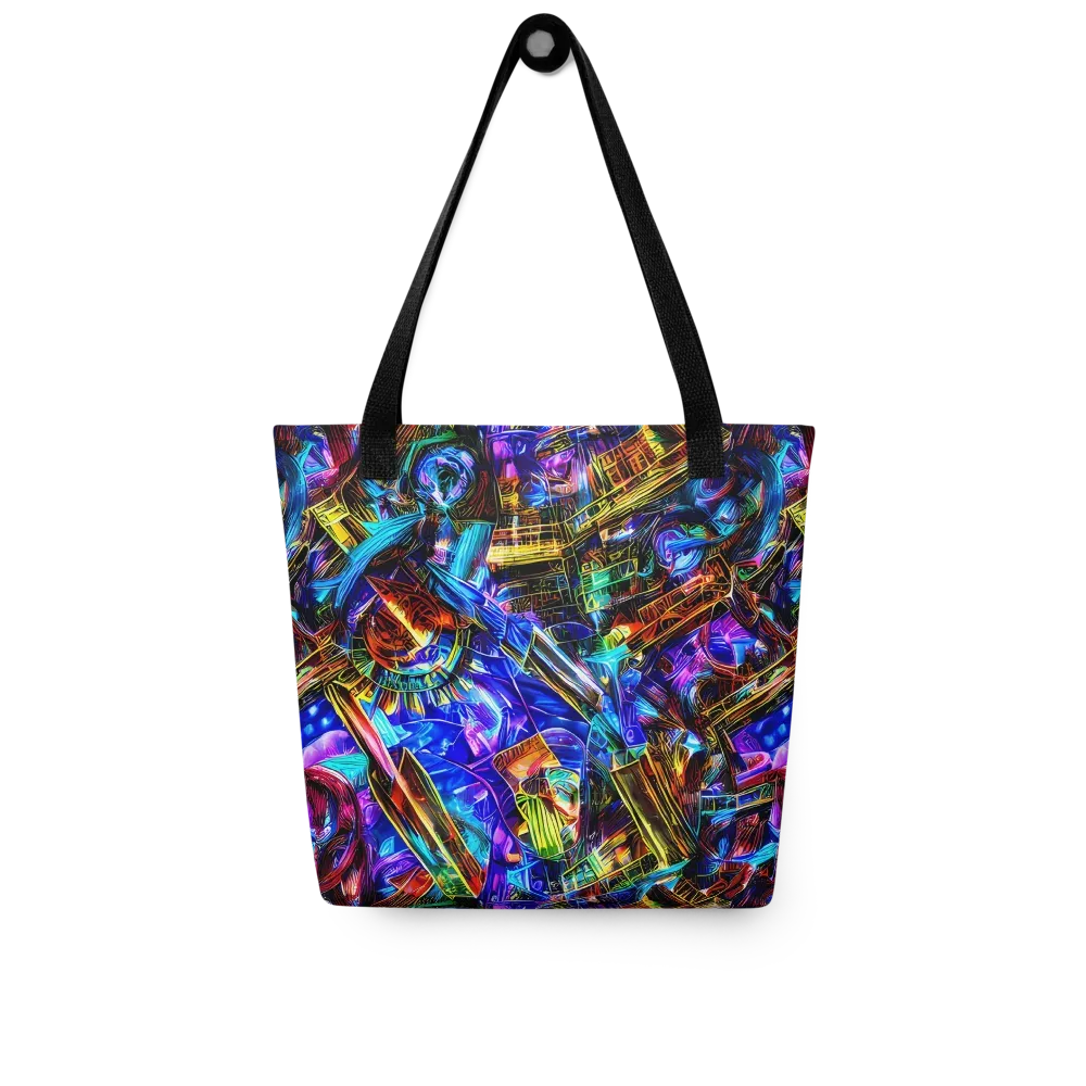 Cyber Flux on Tote Bag — Front