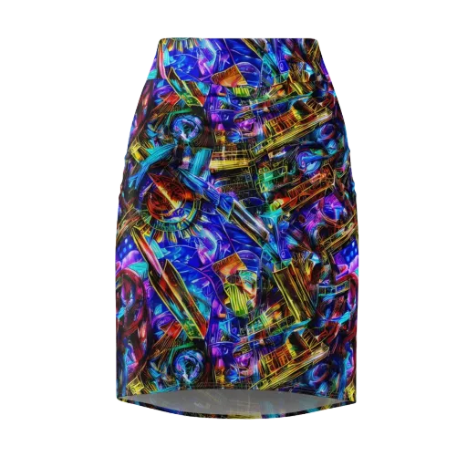 Cyber Flux on a Pencil Skirt