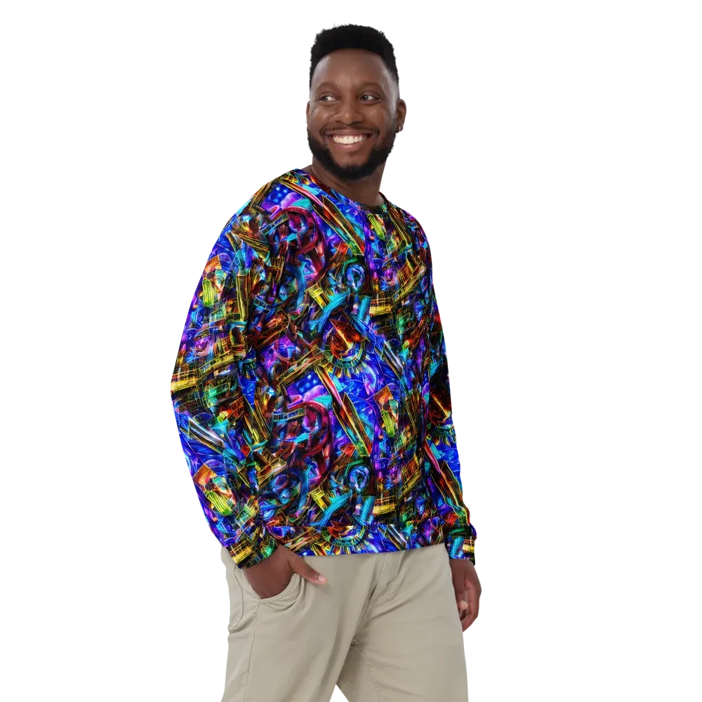 Cyber Flux on Sweatshirt — Front