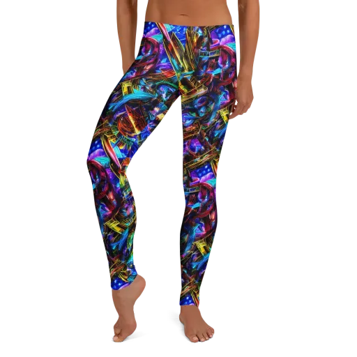 Cyber Flux on a Leggings