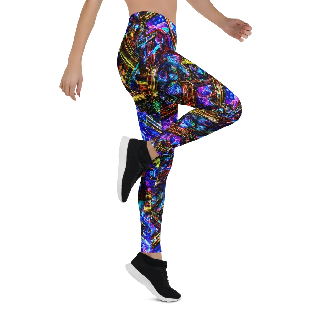 Cyber Flux on Leggings — Right