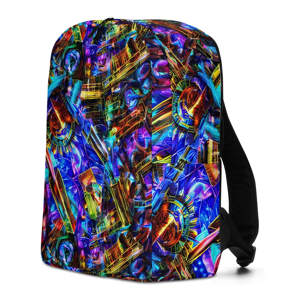 Cyber Flux on Minimalist Backpack — Left