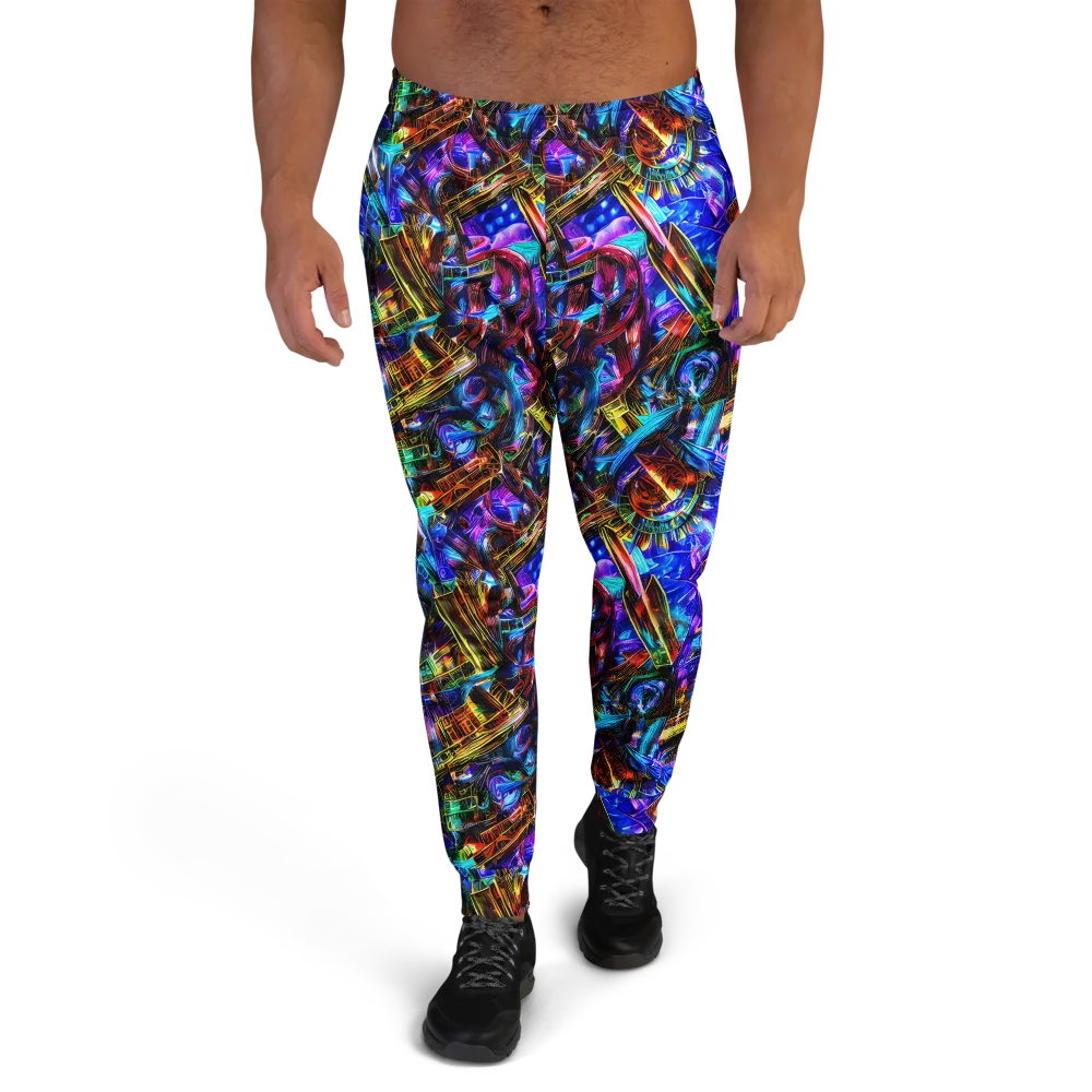 Cyber Flux on Men's Joggers — Front