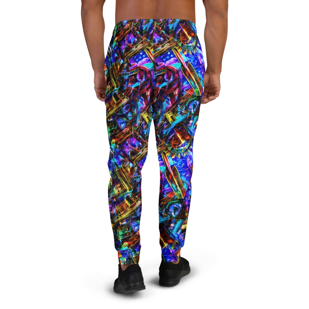 Cyber Flux on Men's Joggers — Back