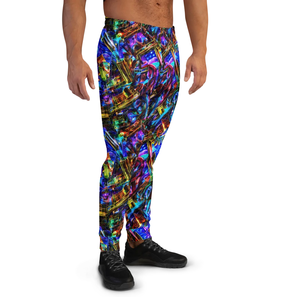 Cyber Flux on Men's Joggers — Right