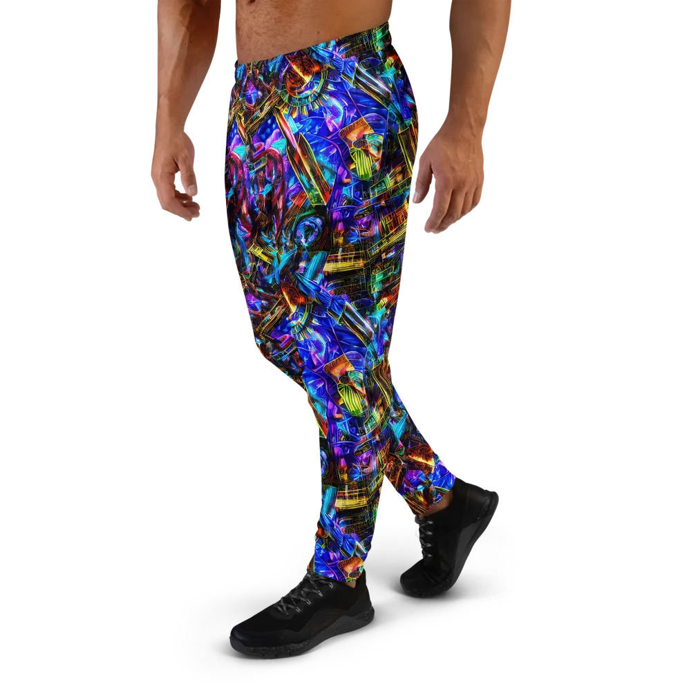 Cyber Flux on Men's Joggers — Left