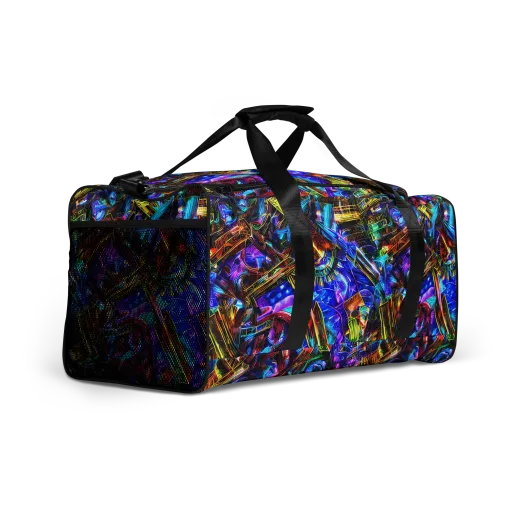 Cyber Flux on a Duffle Bag