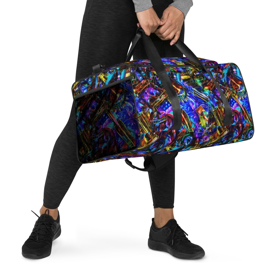 Cyber Flux on Duffle Bag — Right Front