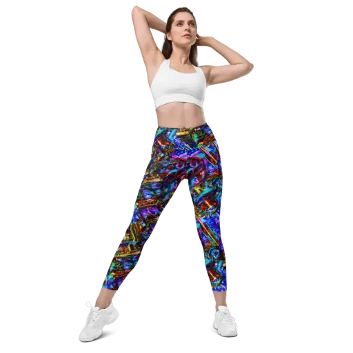 Cyber Flux on a Leggings with Pockets