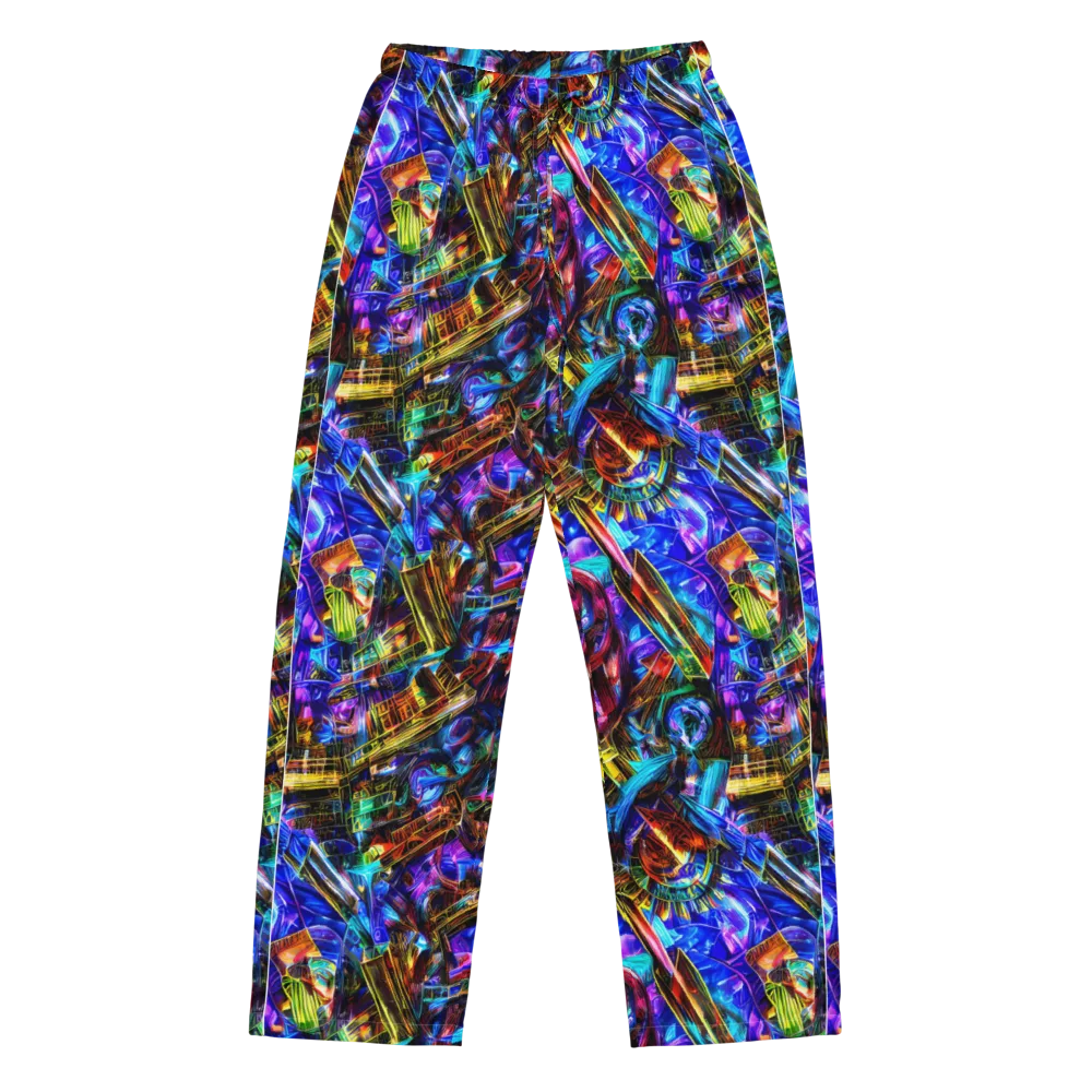 Cyber Flux on Women's Pajama Pants — Front