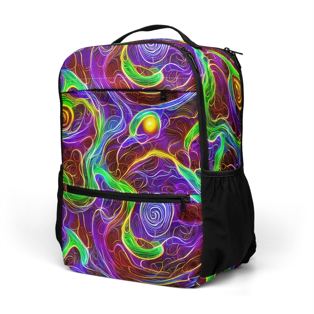 Purple Paradox on Utility Backpack — Left Front