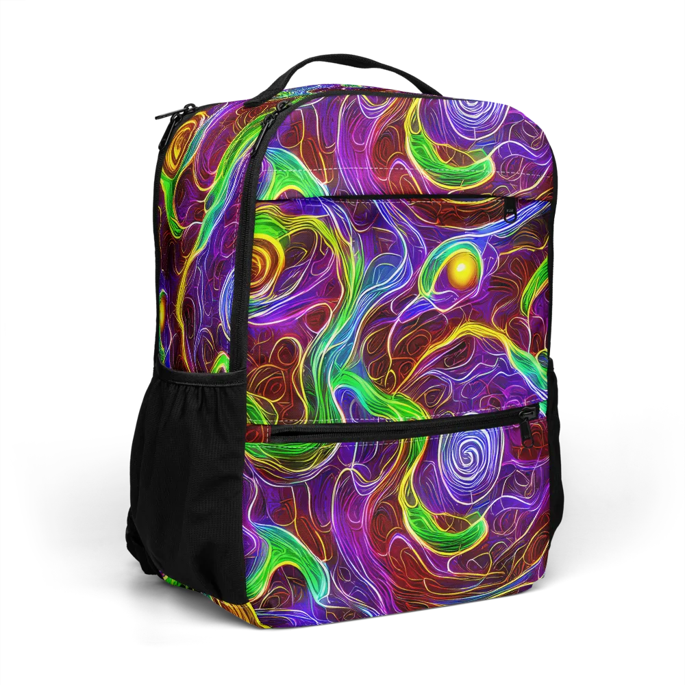 Purple Paradox on Utility Backpack — Right Front