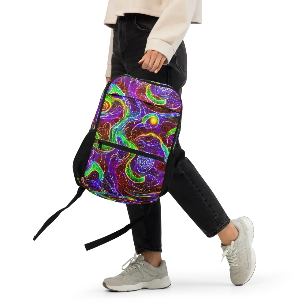 Purple Paradox on Utility Backpack — Front