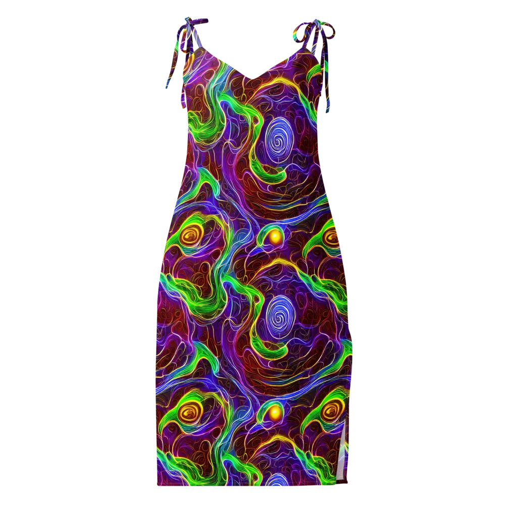 Purple Paradox on Slip Dress — Front