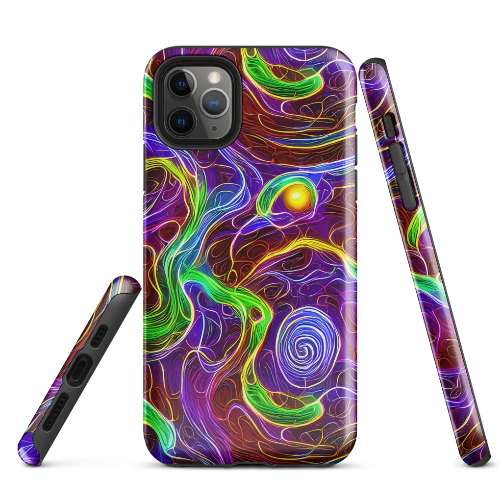 Purple Paradox on Tough Case for iPhone® — Front