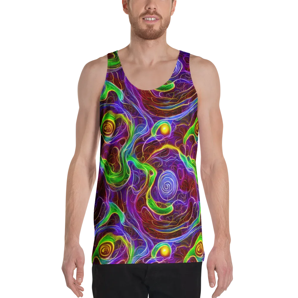 Purple Paradox on Men's Tank Top — Front