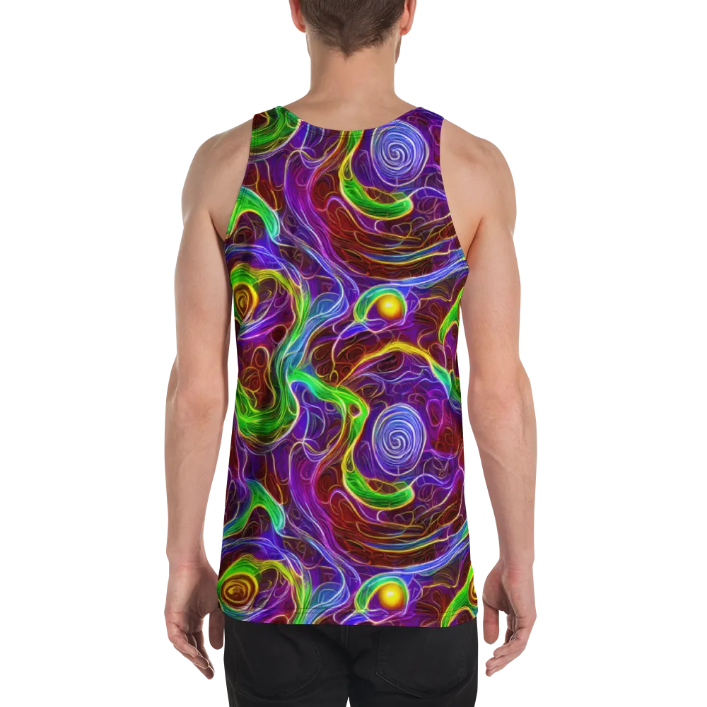 Purple Paradox on Men's Tank Top — Back