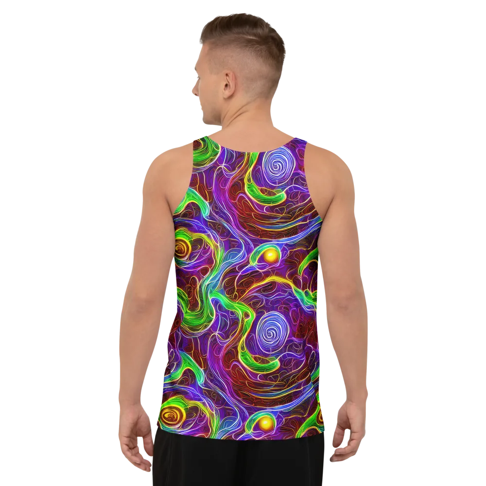 Purple Paradox on Men's Tank Top — Back