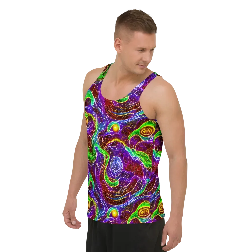 Purple Paradox on Men's Tank Top — Left Front