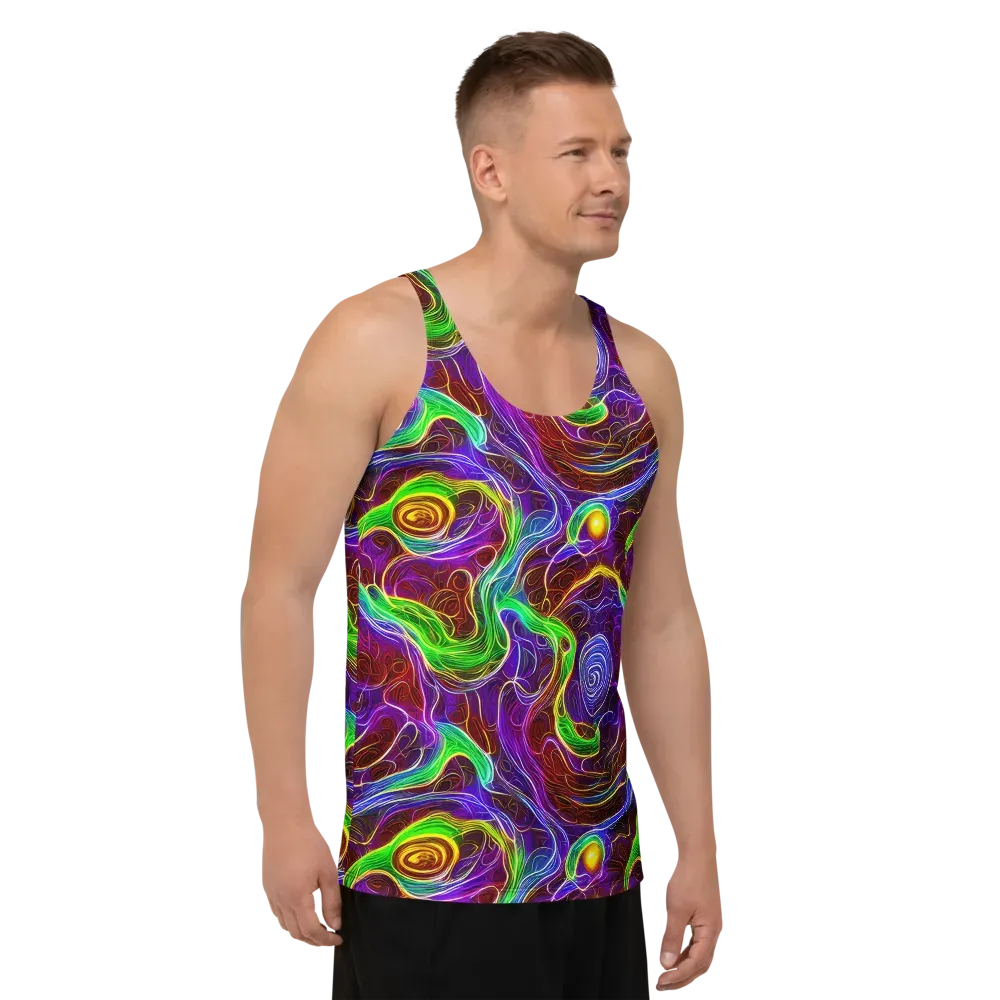 Purple Paradox on Men's Tank Top — Right Front
