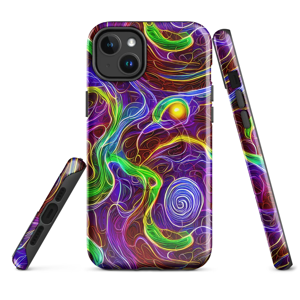 Purple Paradox on MagSafe Tough Case for iPhone® — Front