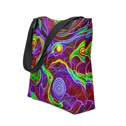 Purple Paradox on a Tote Bag