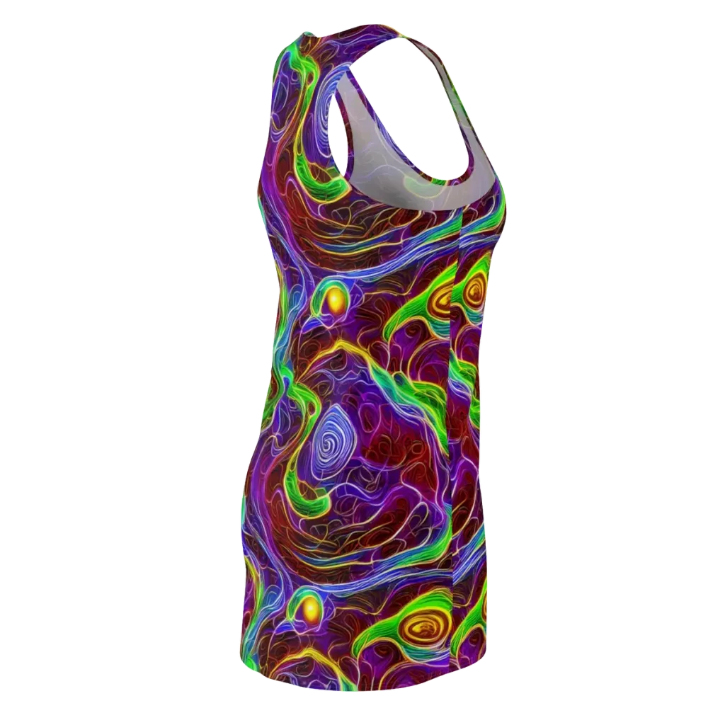 Purple Paradox on Racerback Dress — Back Side