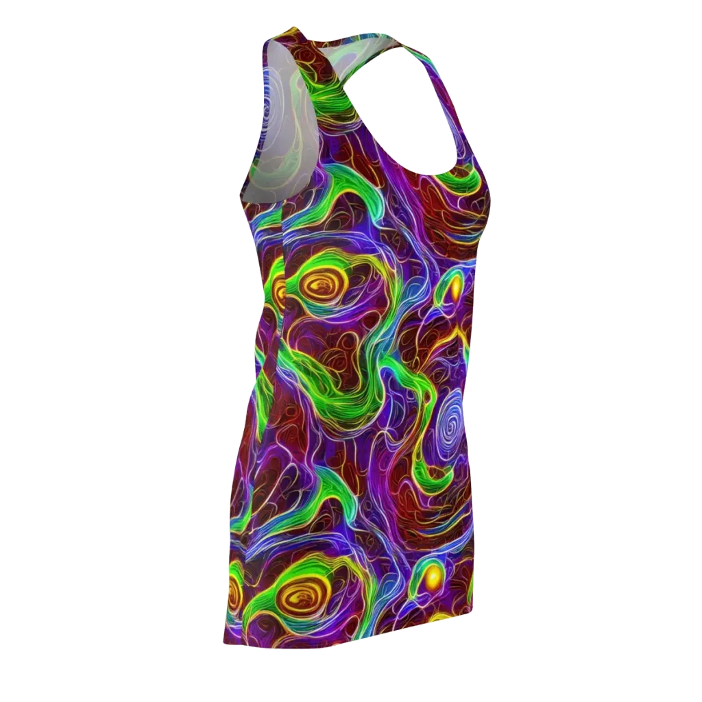 Purple Paradox on Racerback Dress — Front Side