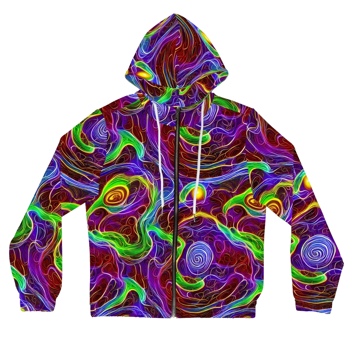 Purple Paradox on Women's Full-Zip Hoodie — Front