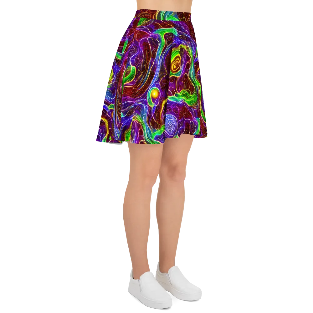 Purple Paradox on Skater Skirt — Right