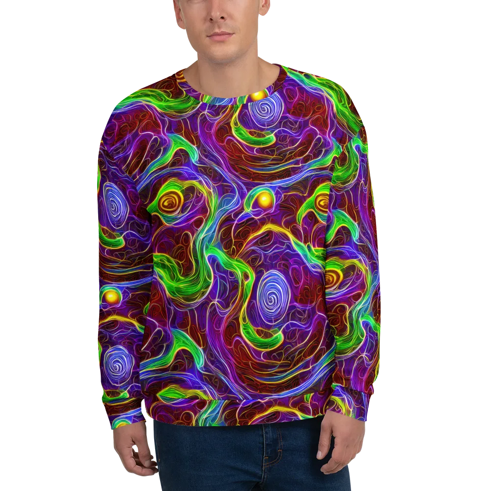 Purple Paradox on Sweatshirt — Front