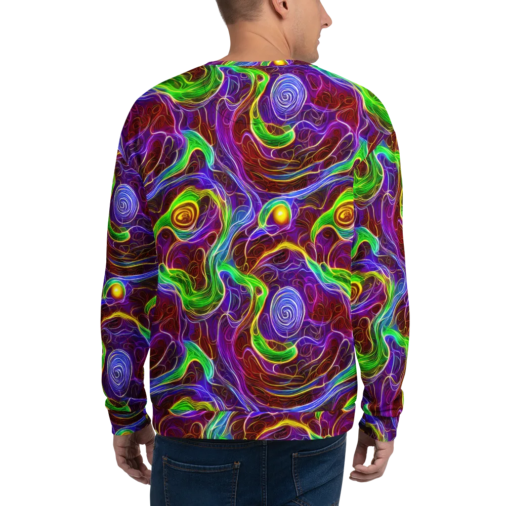 Purple Paradox on Sweatshirt — Back