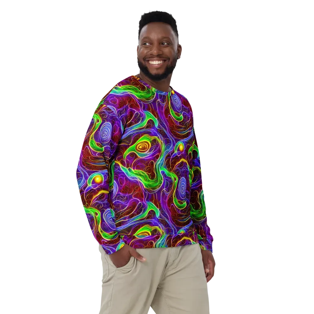 Purple Paradox on Sweatshirt — Front