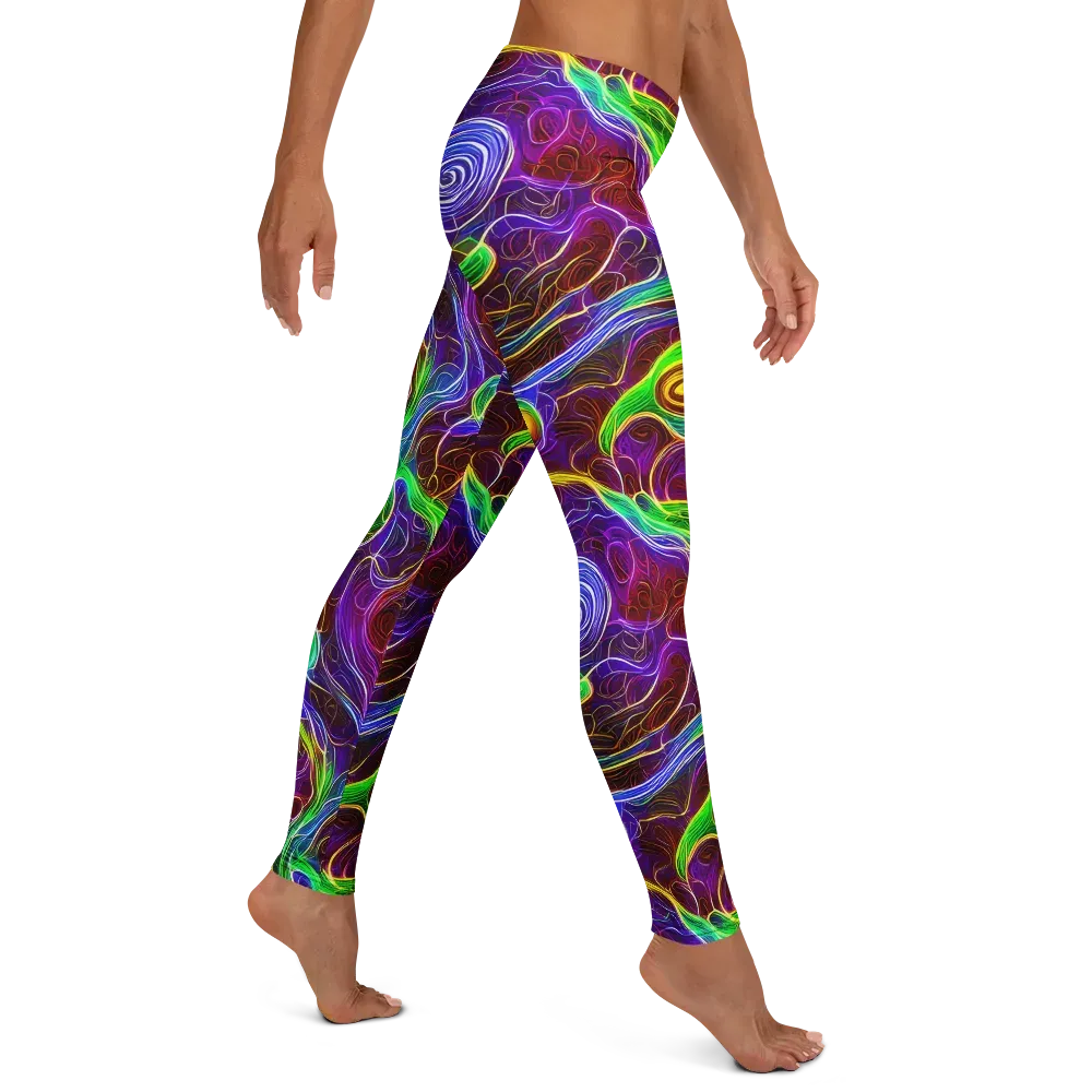 Purple Paradox on Leggings — Right