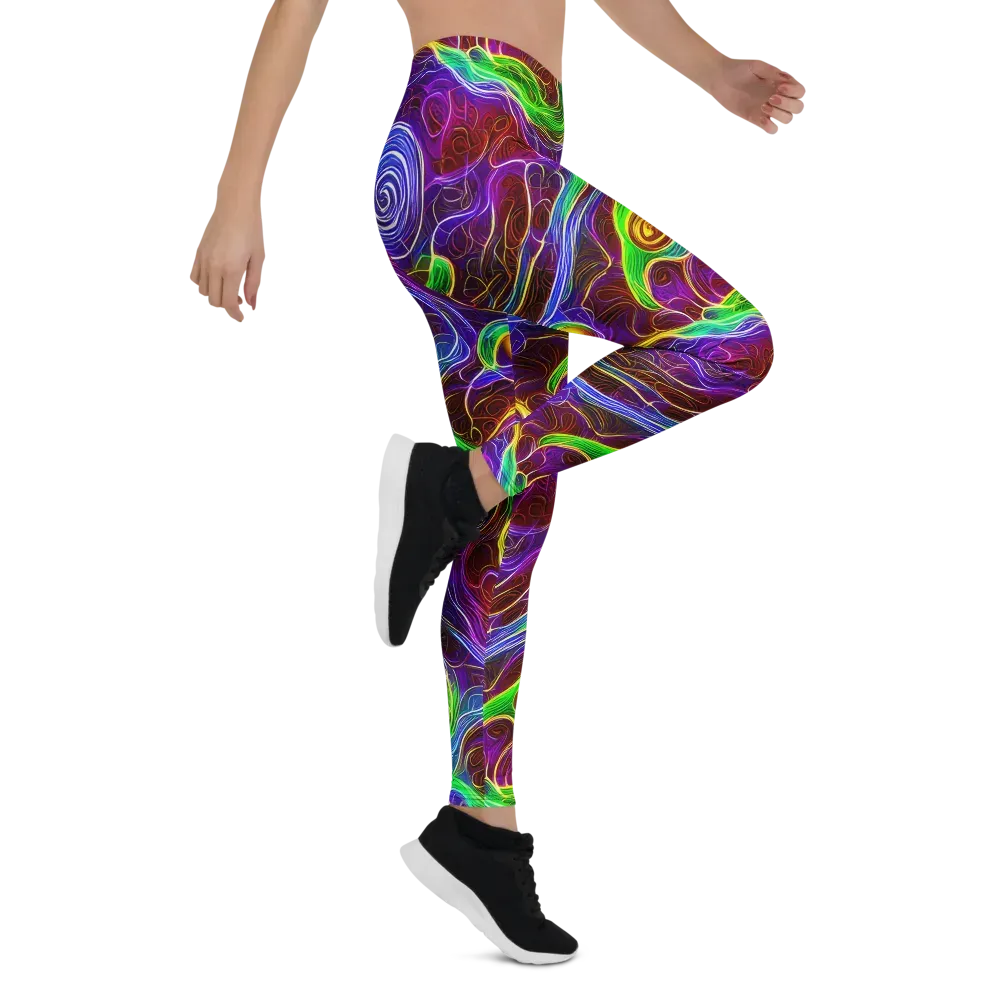 Purple Paradox on Leggings — Right