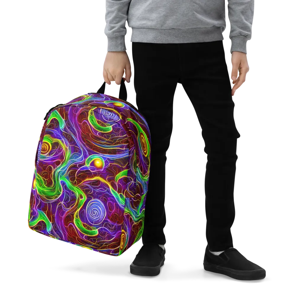 Purple Paradox on Minimalist Backpack — Zoomed-in