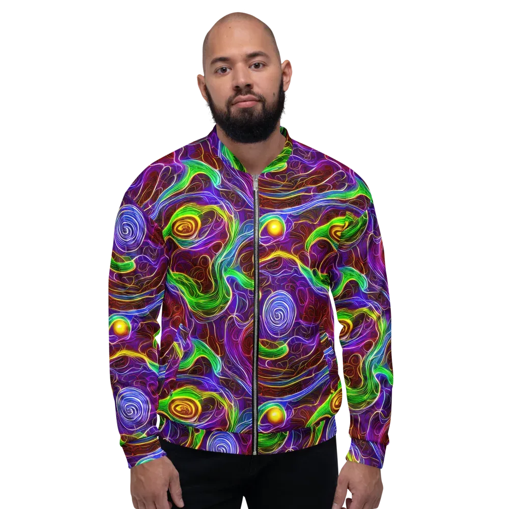 Purple Paradox on Bomber Jacket — Front