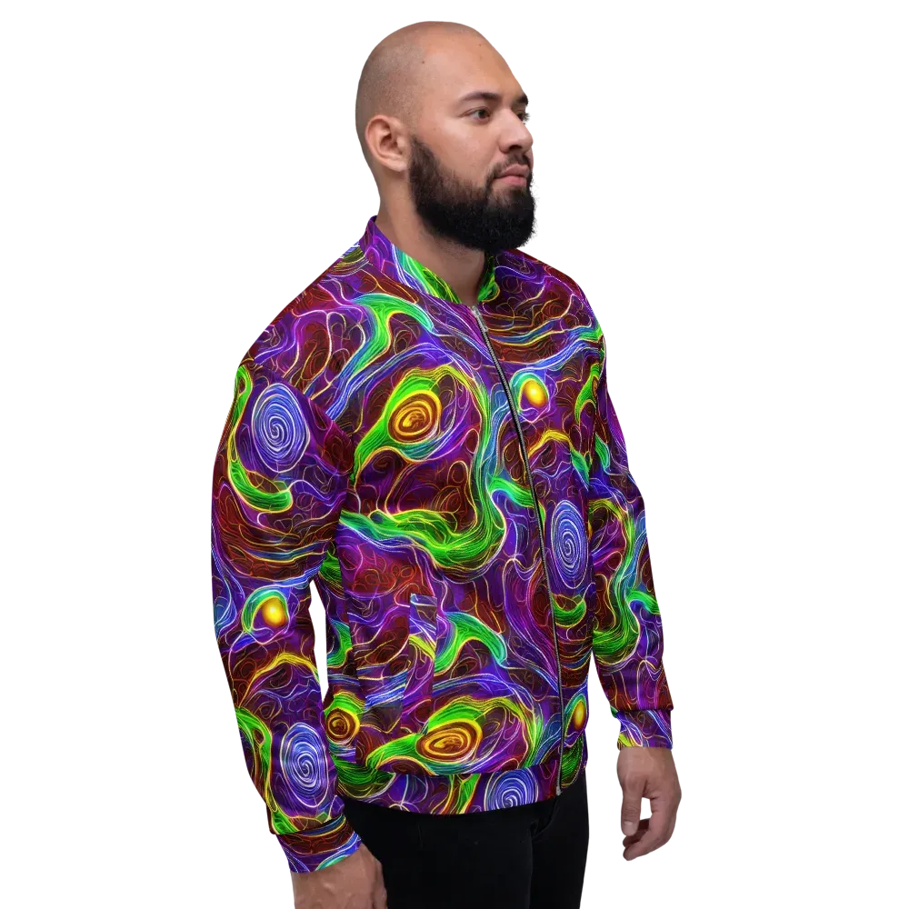 Purple Paradox on Bomber Jacket — Right