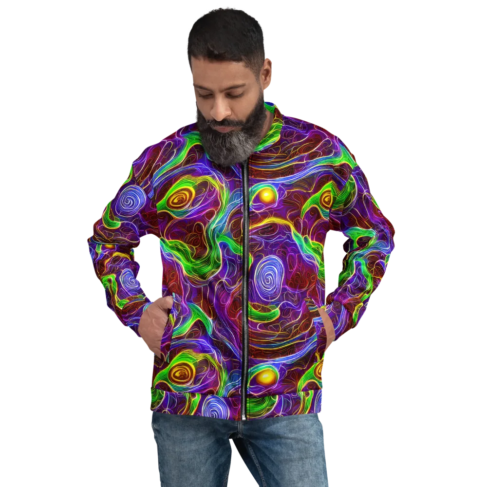 Purple Paradox on Bomber Jacket — Front