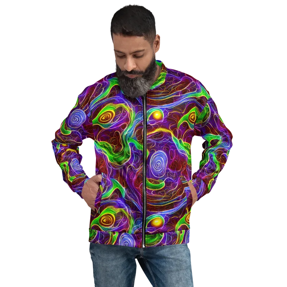 Purple Paradox on Bomber Jacket — Front