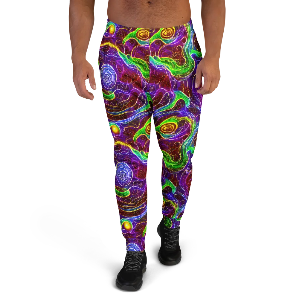 Purple Paradox on Men's Joggers — Front