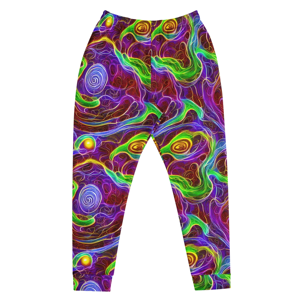 Purple Paradox on Men's Joggers — Front